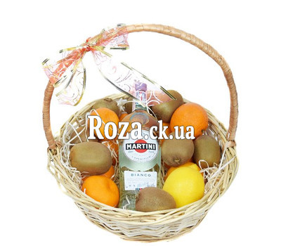 Кошик фруктів з Мартіні
