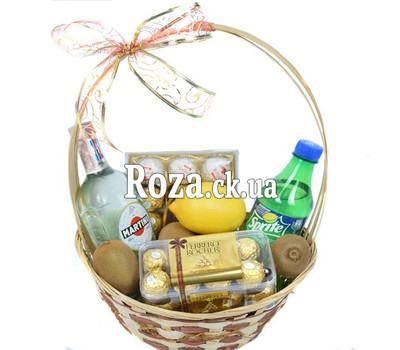 Martini and sprite basket