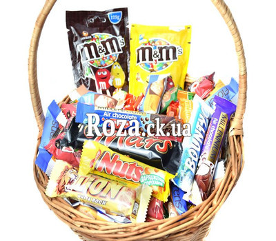 A basket of sweets as a gift