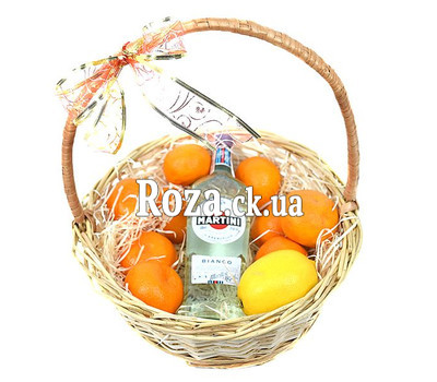 Gift Basket with Martini