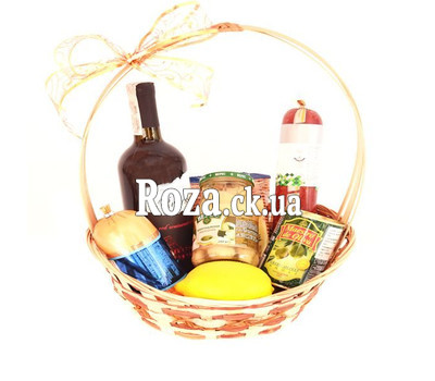Gift basket with products