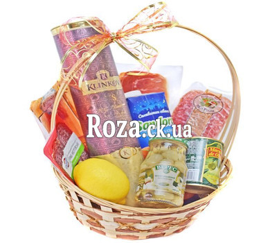 Подарочная продуктовая корзина для мужчины