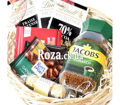 Chocolate basket with coffee Jacobs 2