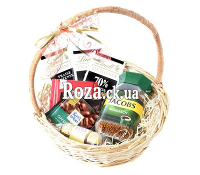 Шоколадная корзина с кофе Jacobs