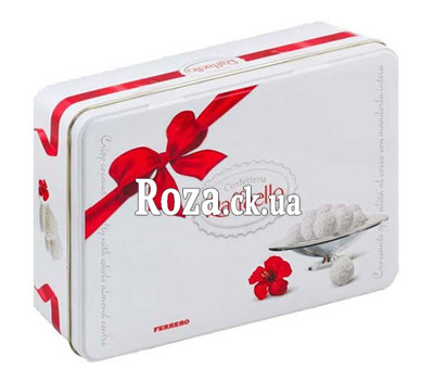 Raffaello candies in a metal box