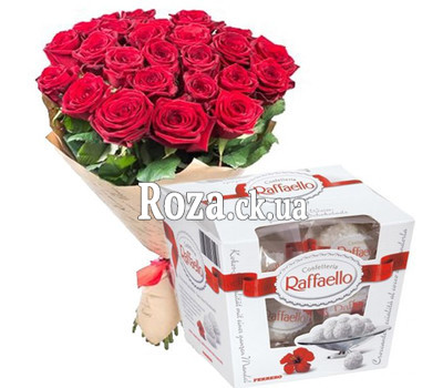 25 roses and rafaello