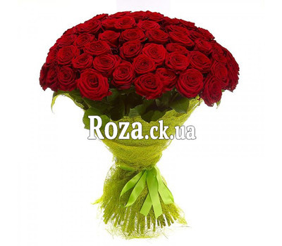 Large bouquet of red roses