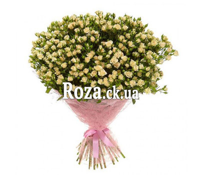 Bouquet of 101 bush roses