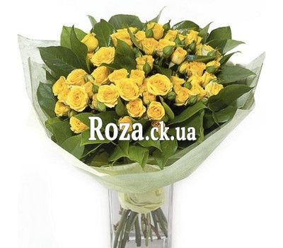 Bouquet of bush roses