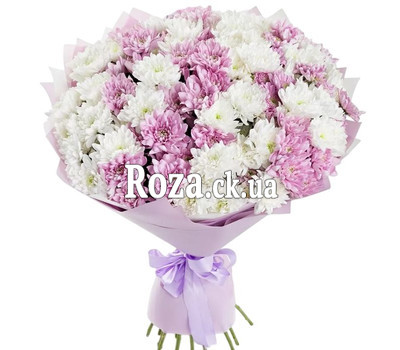 Beautiful bouquet of chrysanthemums
