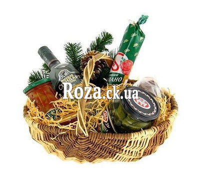 Basket for the New Years table