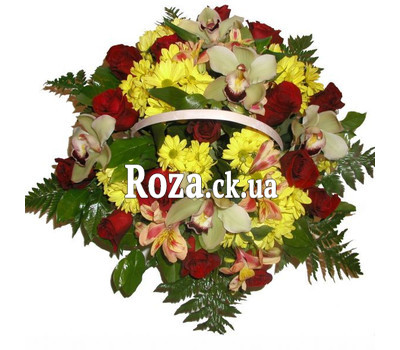 Beautiful flowers basket
