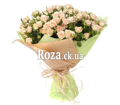 A beautiful bouquet of bush roses