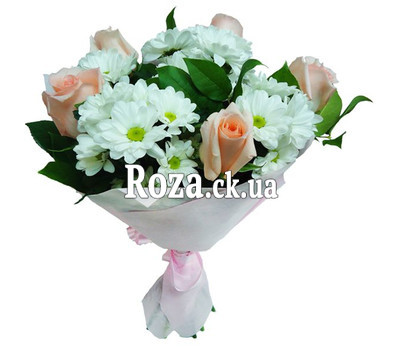 A gentle bouquet of flowers