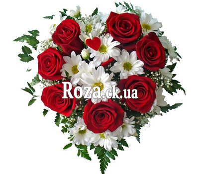 Heart of flowers