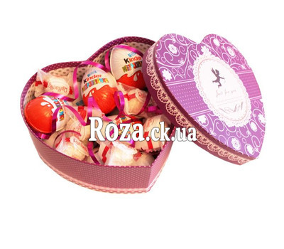 Heart of Kinder and Raffaello