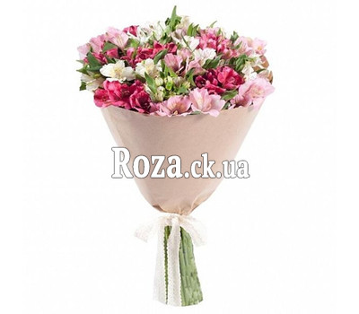 Nice bouquet of alstroemerias
