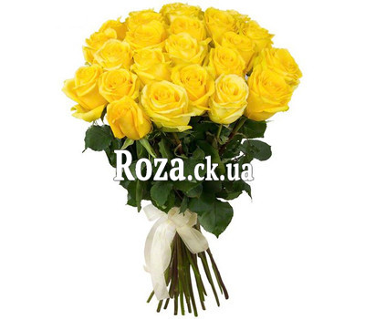 Sunny bouquet of yellow roses
