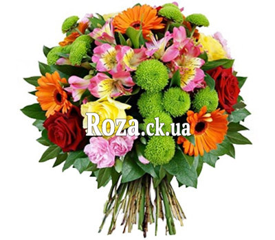 Bright bouquet of flowers