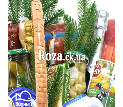 Великий кошик продуктів на Новий Рік - вид 2