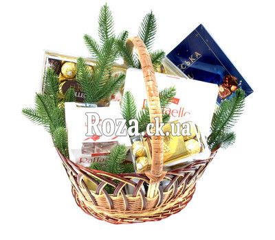 Elite basket of sweets for the New Year