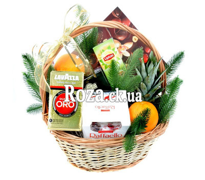The basket is New Year's gift