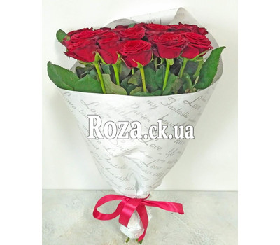 Red roses in packing 2