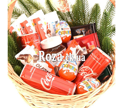 Christmas basket for sweeteners 1