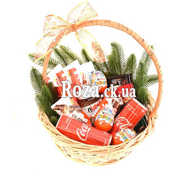 Christmas basket for sweeteners