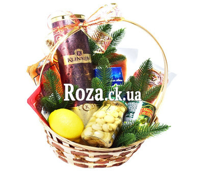 Christmas gift basket for men