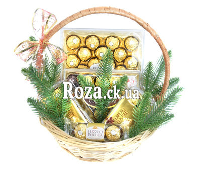 Новорічний подарунковий кошик Ferrero