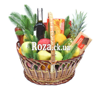 Подарочная корзина к Новому году