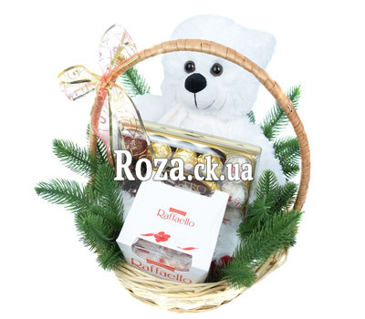Christmas gift basket for girls
