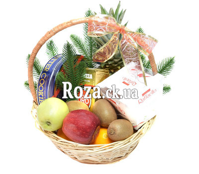 Gift basket in the new year