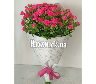 Bouquet of pink rose bush 1