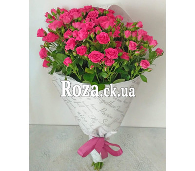 Bouquet of pink rose bush 2
