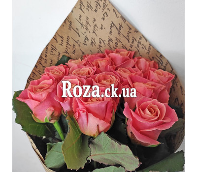 15 peach roses Miss Piggy 4