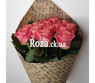 15 peach roses Miss Piggy 6