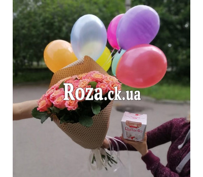 25 peach roses 1
