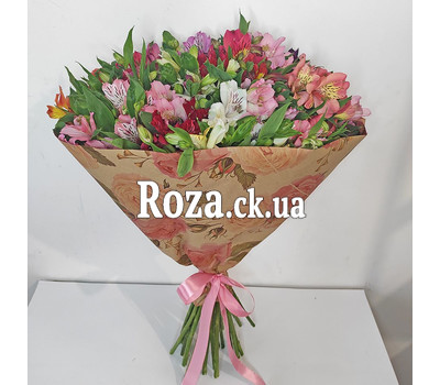 31 alstromeries in bouquet 1