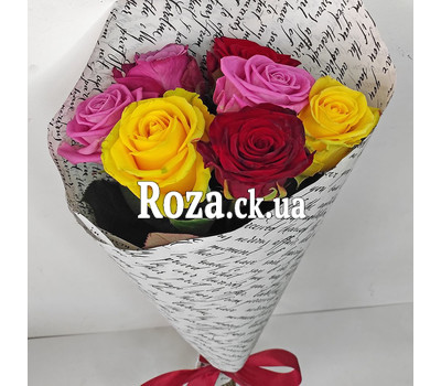 Bouquet of 7 roses 10