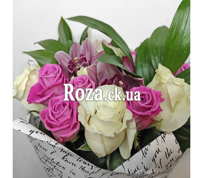 Bouquet of roses and orchids 2
