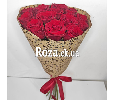 Bouquet of red roses in Cherkasy - 8
