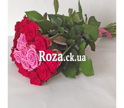Heart of roses bouquet 3