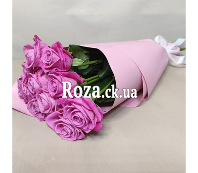 11 pink roses in paper 4