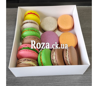 Pastry macarons in a box 1