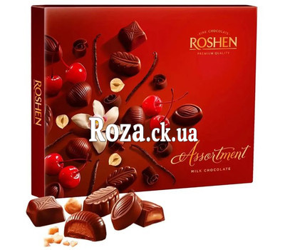 Цукерки Асорті Roshen молочний шоколад