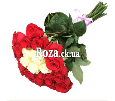 Wonderful bouquet of imported roses