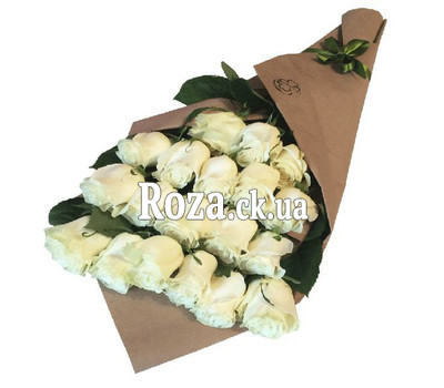 Cascade bouquet of imported roses