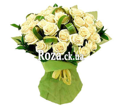 Букет белых роз